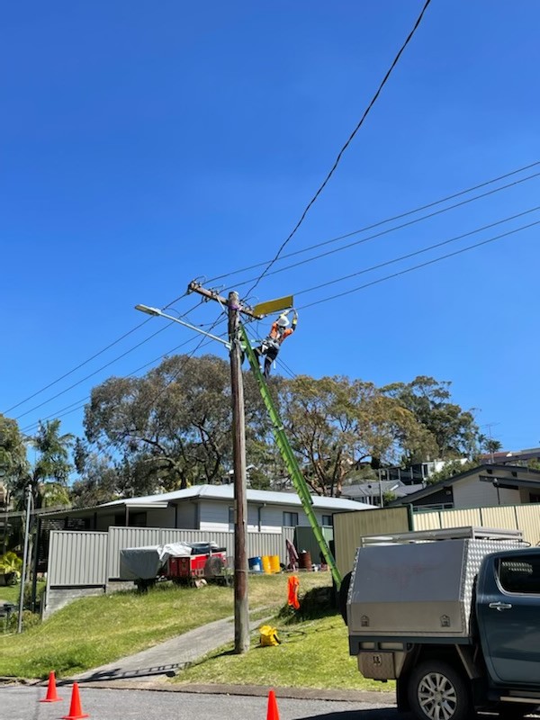 J.A.S Electrical completing Level 2 ASP pole work